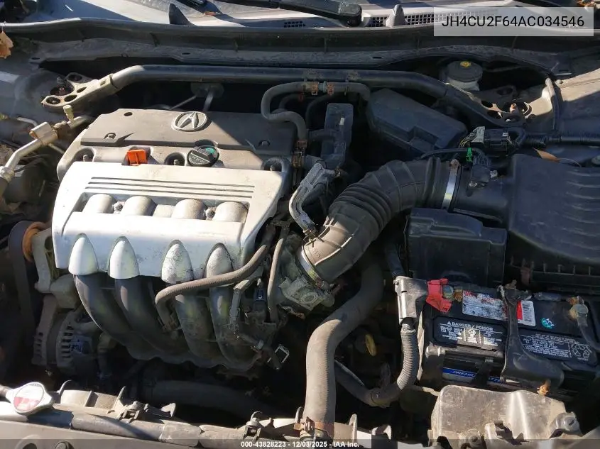 JH4CU2F64AC034546 2010 Acura Tsx 2.4