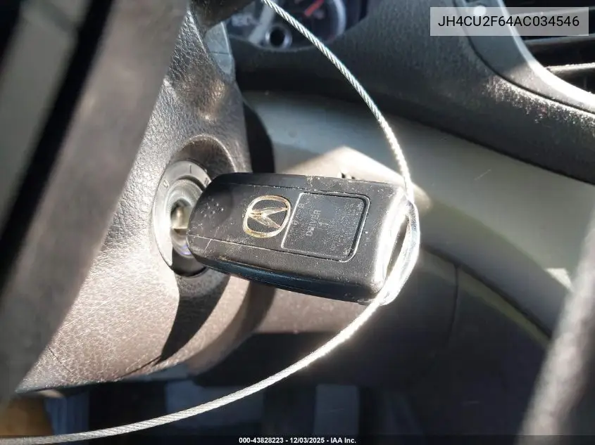 JH4CU2F64AC034546 2010 Acura Tsx 2.4