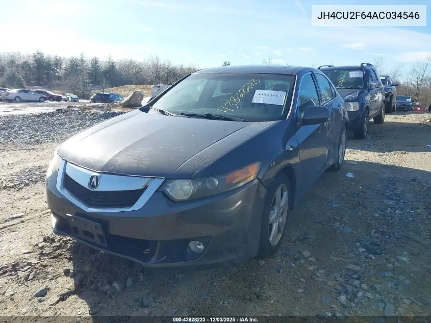 JH4CU2F64AC034546 2010 Acura Tsx 2.4