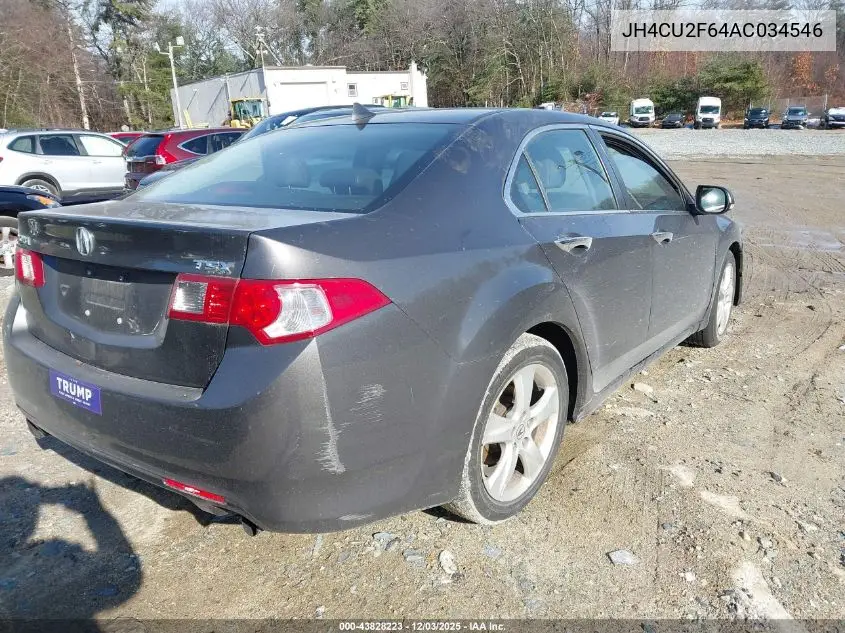 JH4CU2F64AC034546 2010 Acura Tsx 2.4