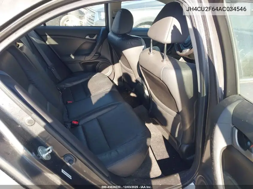 JH4CU2F64AC034546 2010 Acura Tsx 2.4