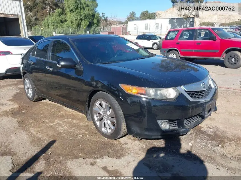 JH4CU4F42AC000762 2010 Acura Tsx 3.5