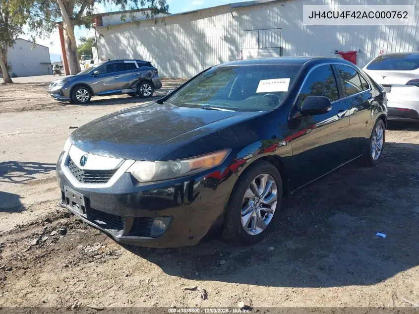 JH4CU4F42AC000762 2010 Acura Tsx 3.5