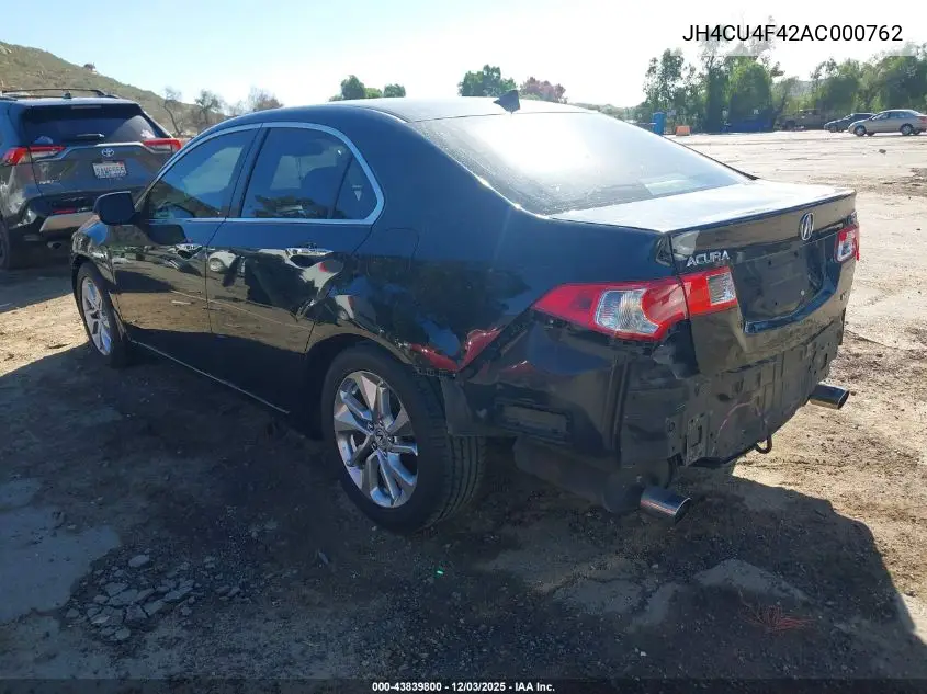JH4CU4F42AC000762 2010 Acura Tsx 3.5