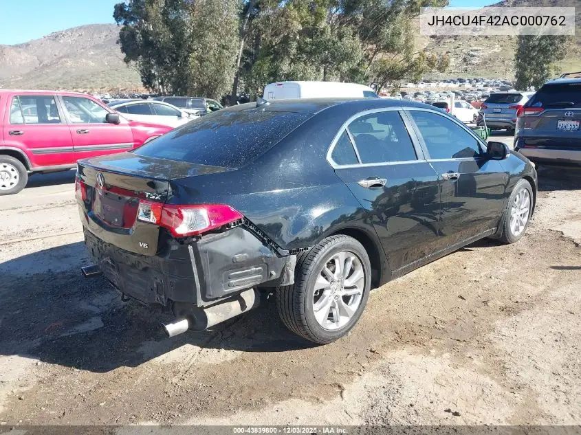 JH4CU4F42AC000762 2010 Acura Tsx 3.5
