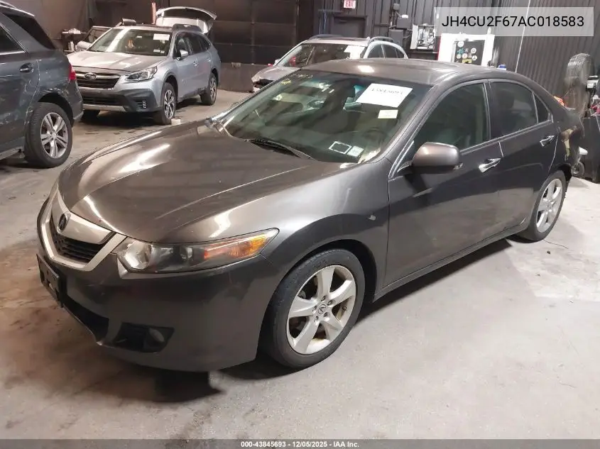 JH4CU2F67AC018583 2010 Acura Tsx 2.4