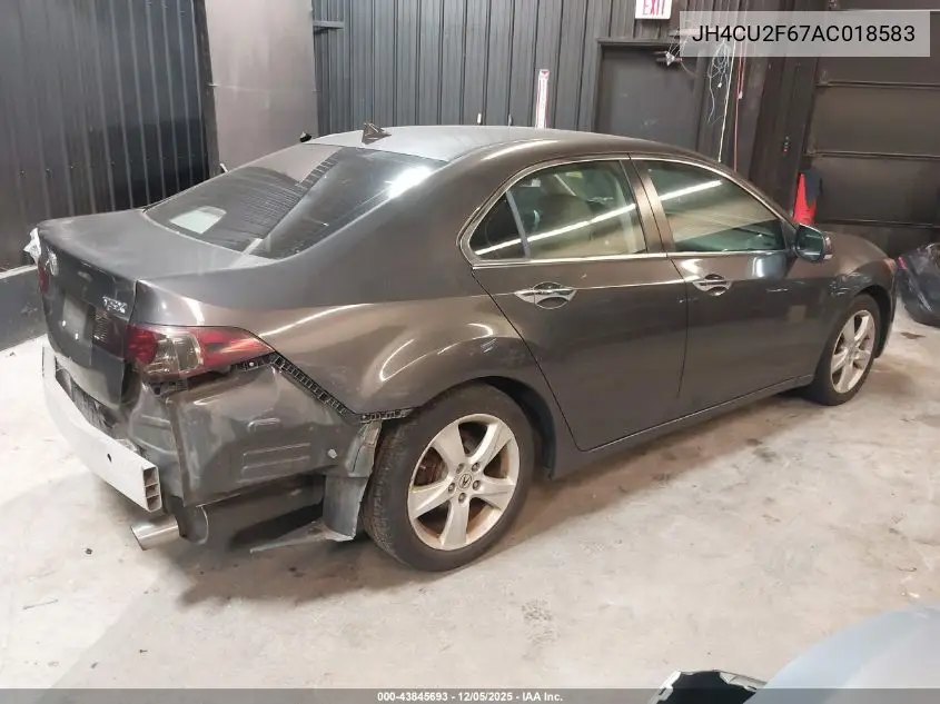 JH4CU2F67AC018583 2010 Acura Tsx 2.4