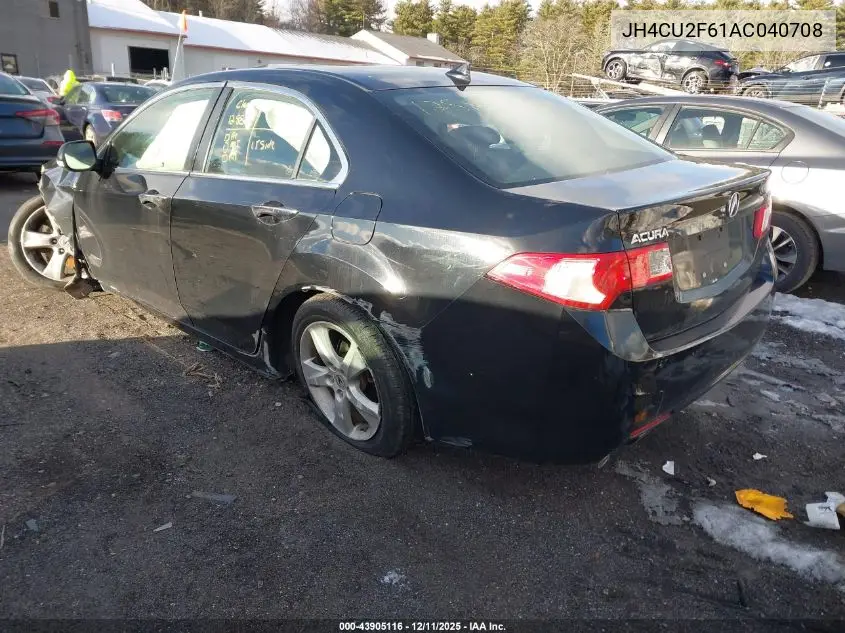JH4CU2F61AC040708 2010 Acura Tsx 2.4