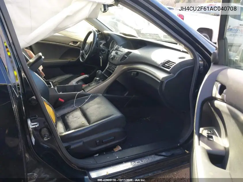 JH4CU2F61AC040708 2010 Acura Tsx 2.4