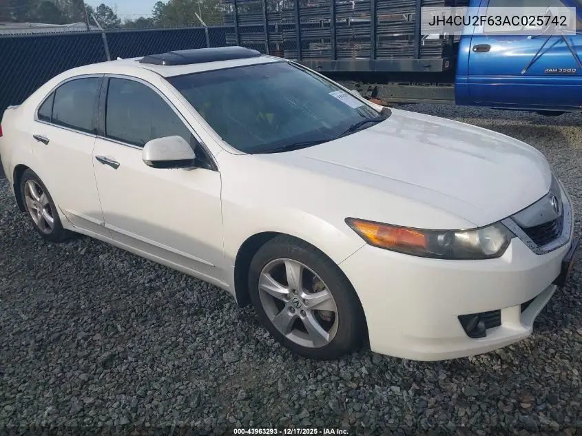 JH4CU2F63AC025742 2010 Acura Tsx 2.4