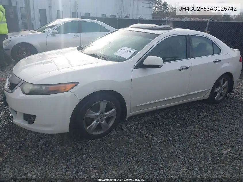 JH4CU2F63AC025742 2010 Acura Tsx 2.4