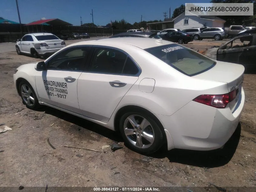 2011 Acura Tsx 2.4 VIN: JH4CU2F66BC009939 Lot: 39843127