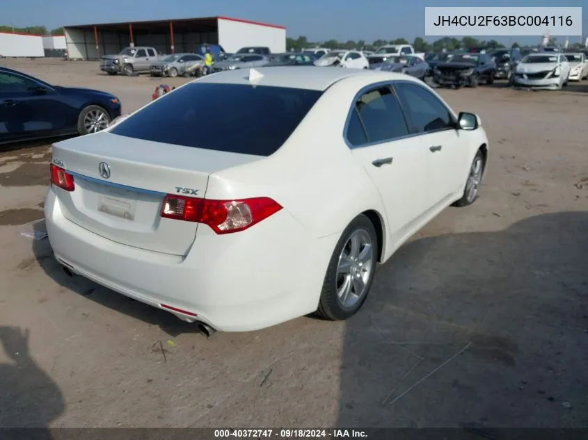 JH4CU2F63BC004116 2011 Acura Tsx