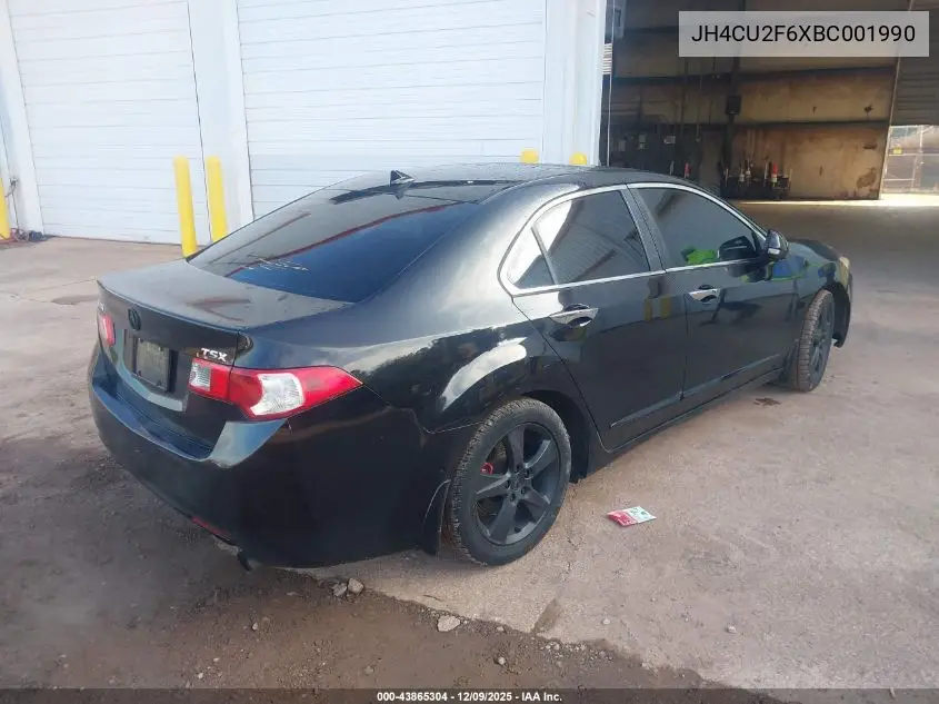 JH4CU2F6XBC001990 2011 Acura Tsx 2.4