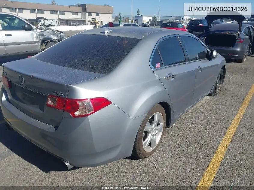 JH4CU2F69BC014326 2011 Acura Tsx 2.4