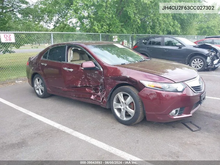 2012 Acura Tsx 2.4 VIN: JH4CU2F63CC027302 Lot: 39543893