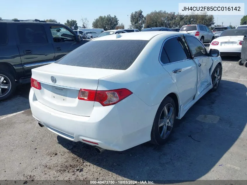 JH4CU2F85CC016142 2012 Acura Tsx 2.4