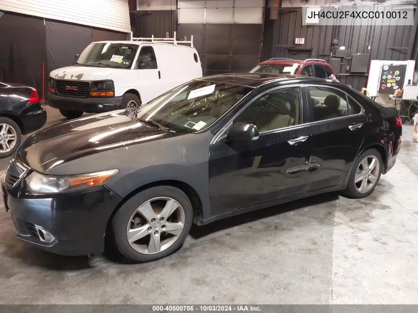 JH4CU2F4XCC010012 2012 Acura Tsx 2.4