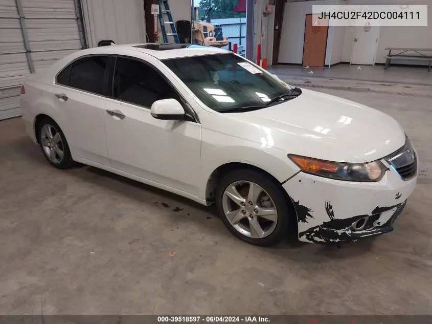 2013 Acura Tsx 2.4 VIN: JH4CU2F42DC004111 Lot: 39518597