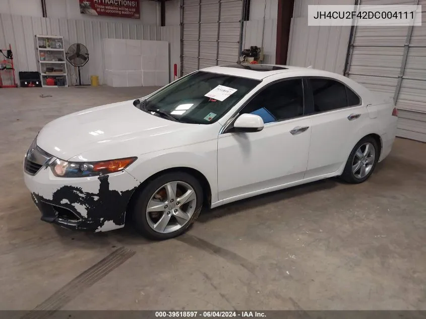 JH4CU2F42DC004111 2013 Acura Tsx 2.4