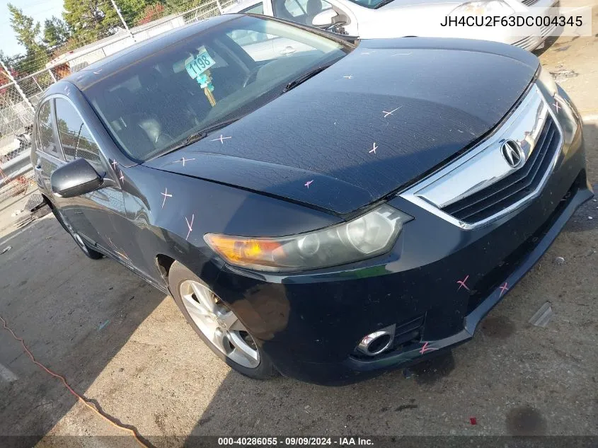 2013 Acura Tsx 2.4 VIN: JH4CU2F63DC004345 Lot: 40286055