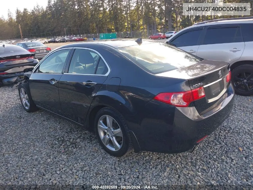 JH4CU2F40DC004835 2013 Acura Tsx 2.4