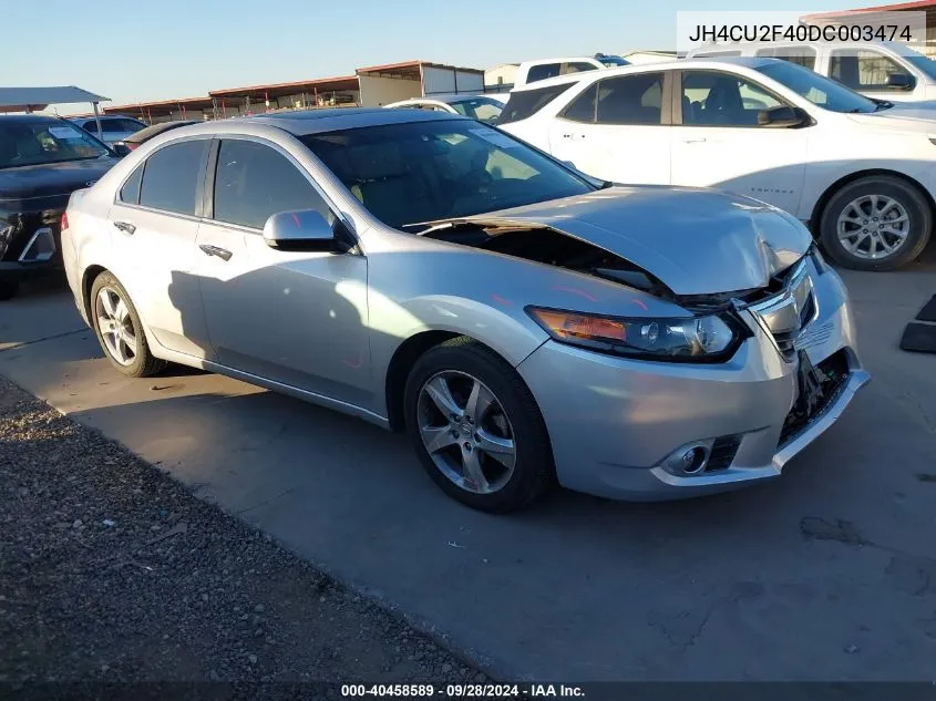 JH4CU2F40DC003474 2013 Acura Tsx