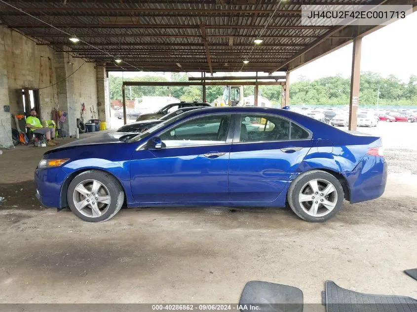 JH4CU2F42EC001713 2014 Acura Tsx 2.4