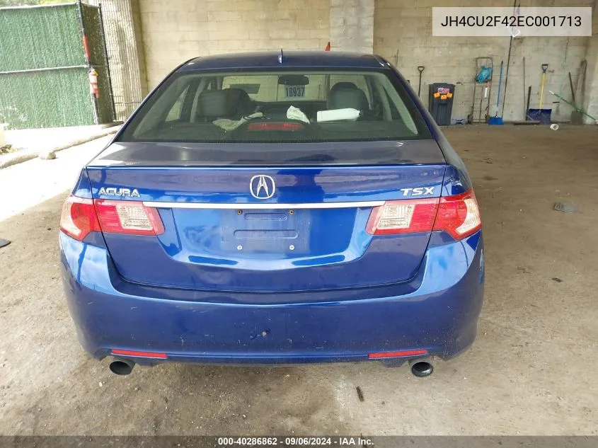 2014 Acura Tsx 2.4 VIN: JH4CU2F42EC001713 Lot: 40286862