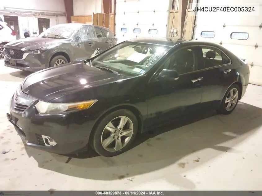 2014 Acura Tsx 2.4 VIN: JH4CU2F40EC005324 Lot: 40329873