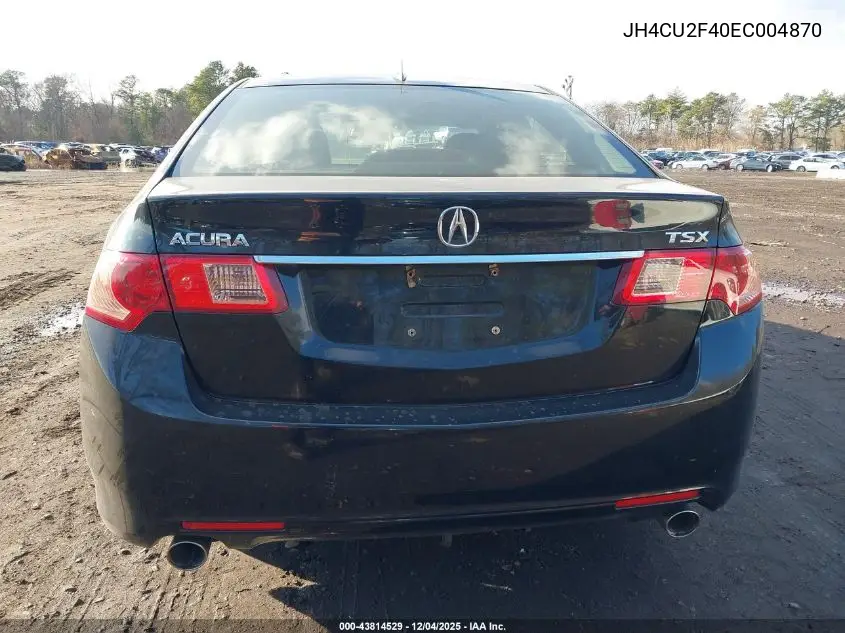 JH4CU2F40EC004870 2014 Acura Tsx 2.4