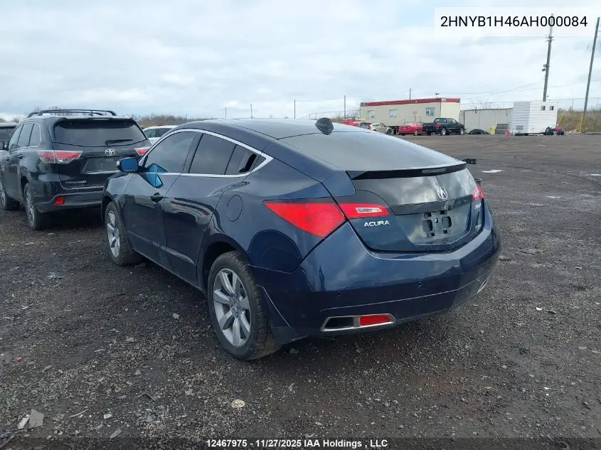 2HNYB1H46AH000084 2010 Acura Zdx Technology