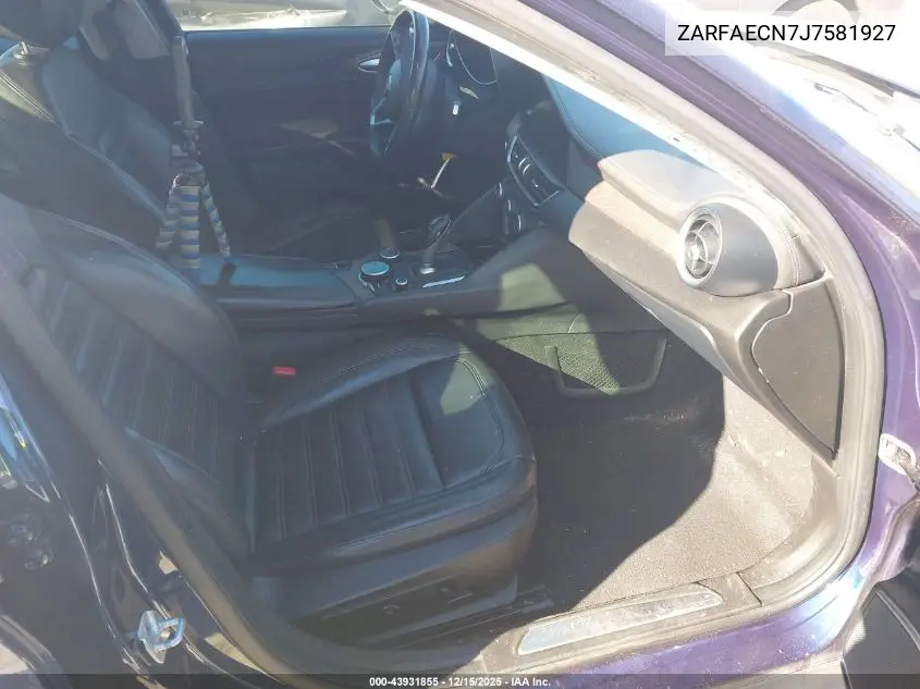 ZARFAECN7J7581927 2018 Alfa Romeo Giulia Ti Lusso Rwd