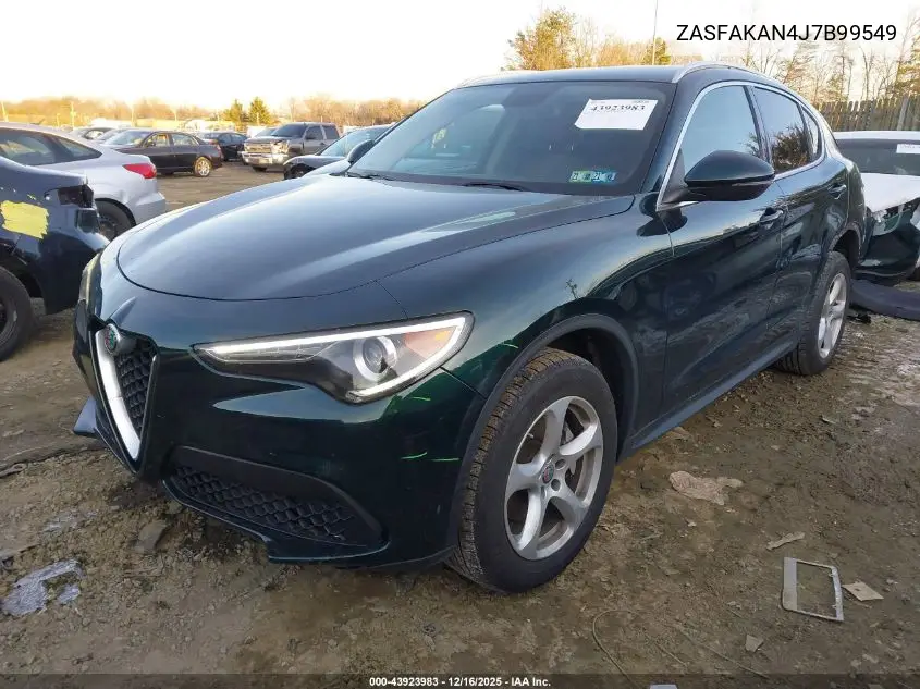 ZASFAKAN4J7B99549 2018 Alfa Romeo Stelvio Awd