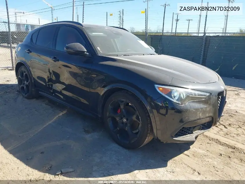 ZASPAKBN2N7D32009 2022 Alfa Romeo Stelvio Veloce Ti Awd