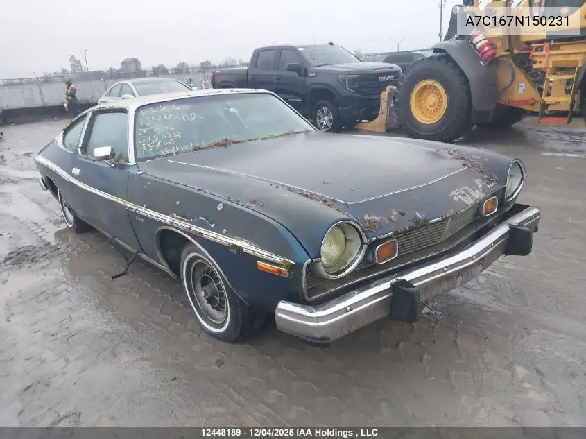 A7C167N150231 1977 American Motors Matador Barcelona