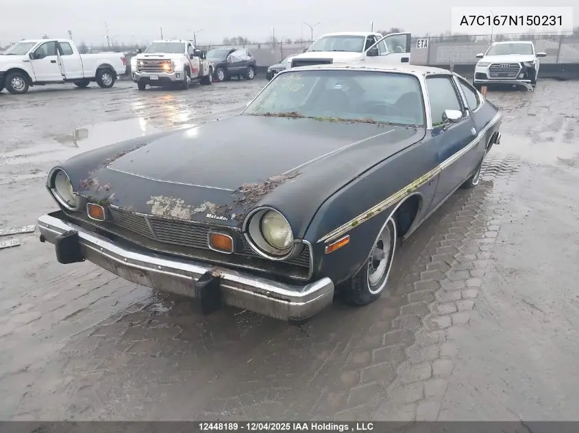 A7C167N150231 1977 American Motors Matador Barcelona