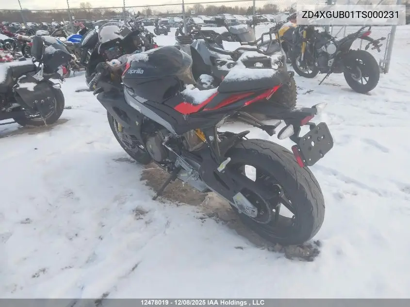 ZD4XGUB01TS000231 2026 Aprilia Rs 660 Factory