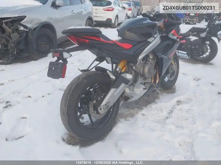 ZD4XGUB01TS000231 2026 Aprilia Rs 660 Factory