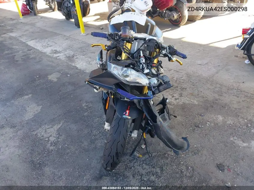 ZD4RKUA42ES000298 2014 Aprilia Rsv4 R