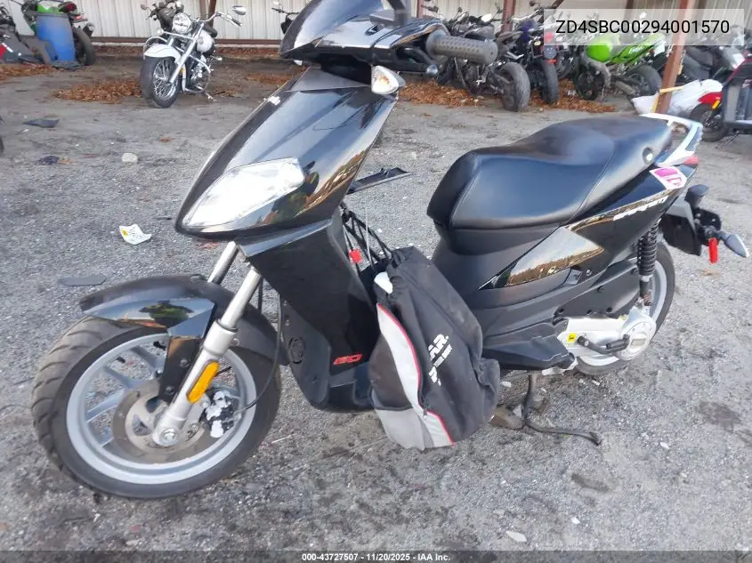 ZD4SBC00294001570 2009 Aprilia Sportcity One 50