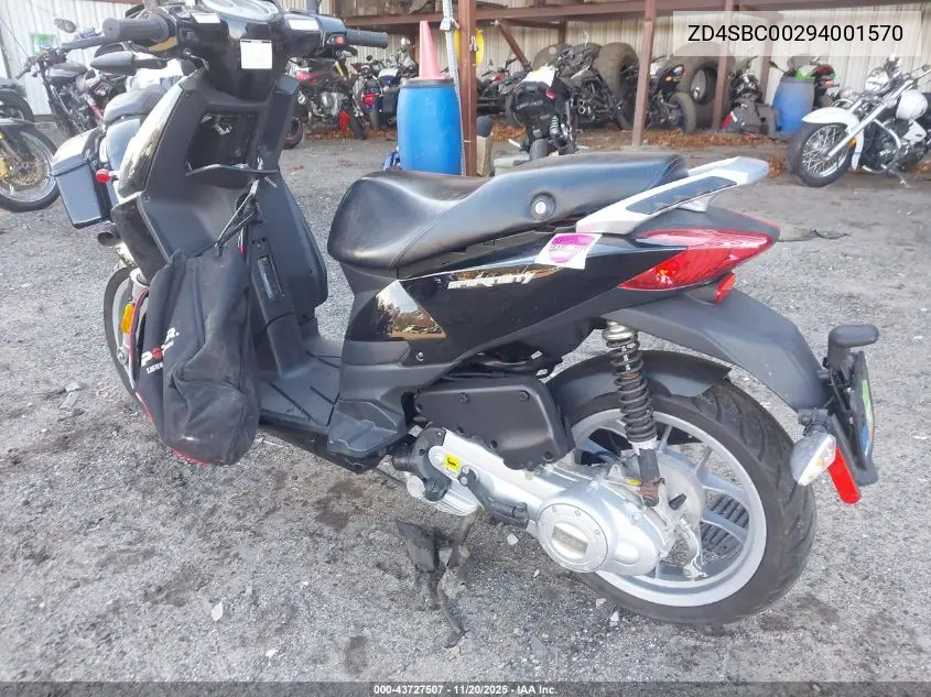 ZD4SBC00294001570 2009 Aprilia Sportcity One 50