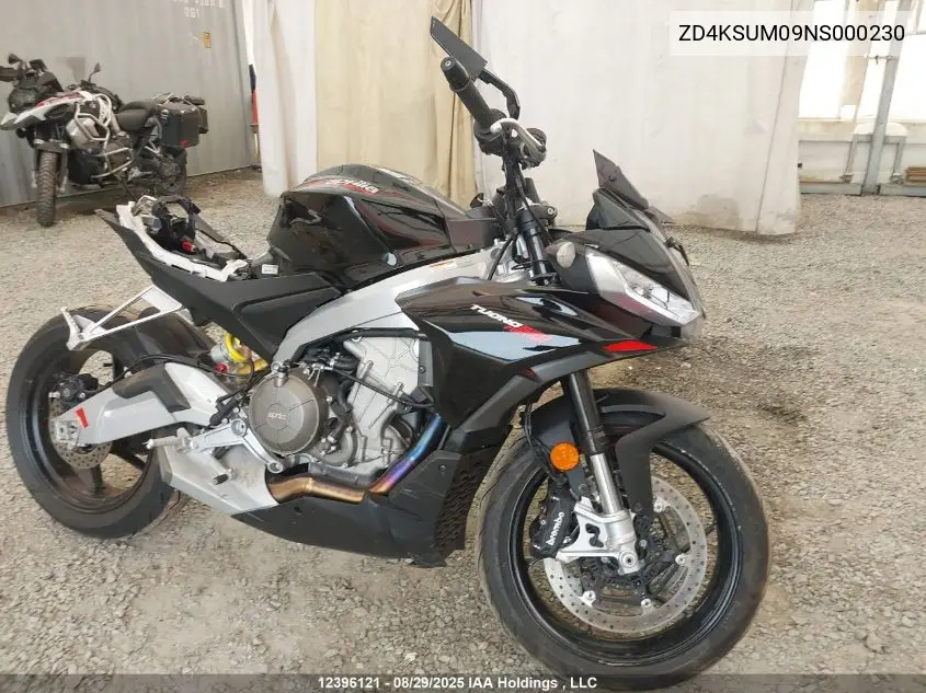 ZD4KSUM09NS000230 2022 Aprilia Tuono 660 Factory