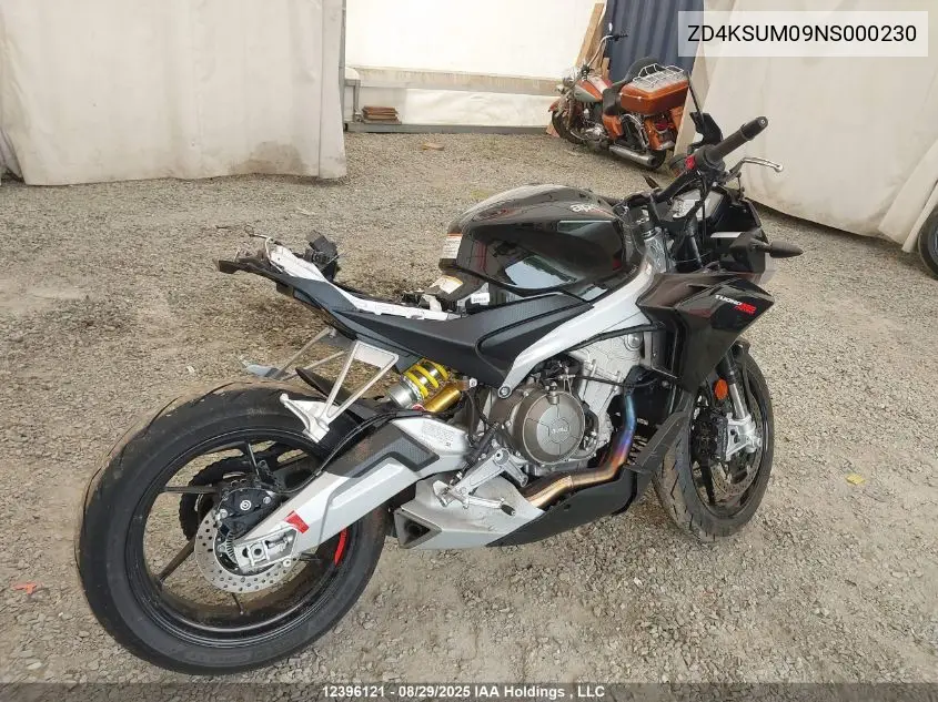 ZD4KSUM09NS000230 2022 Aprilia Tuono 660 Factory