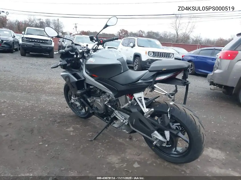ZD4KSUL05PS000519 2023 Aprilia Tuono 660