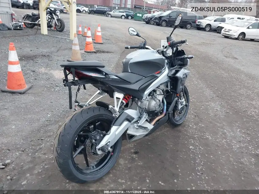 ZD4KSUL05PS000519 2023 Aprilia Tuono 660