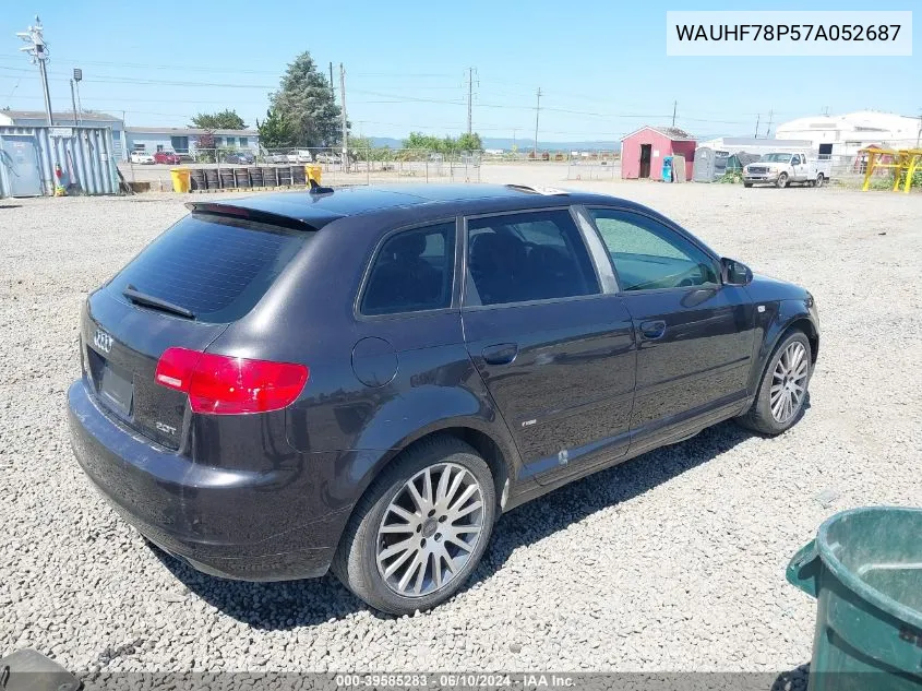 WAUHF78P57A052687 2007 Audi A3