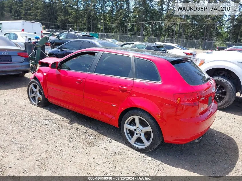 WAUKD98P17A021010 2007 Audi A3 3.2