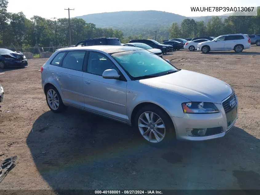 WAUHE78P39A013067 2009 Audi A3 2.0T