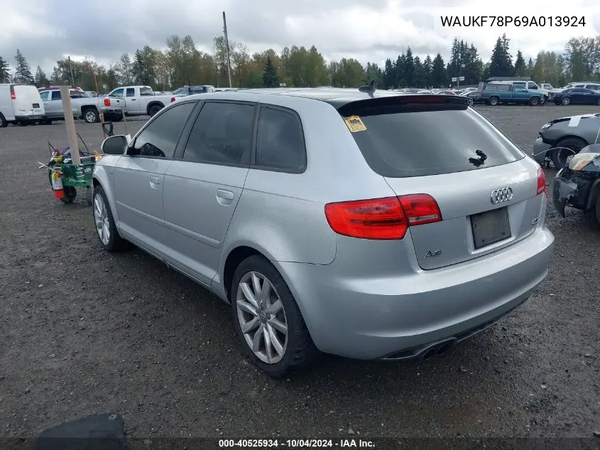 WAUKF78P69A013924 2009 Audi A3 2.0T